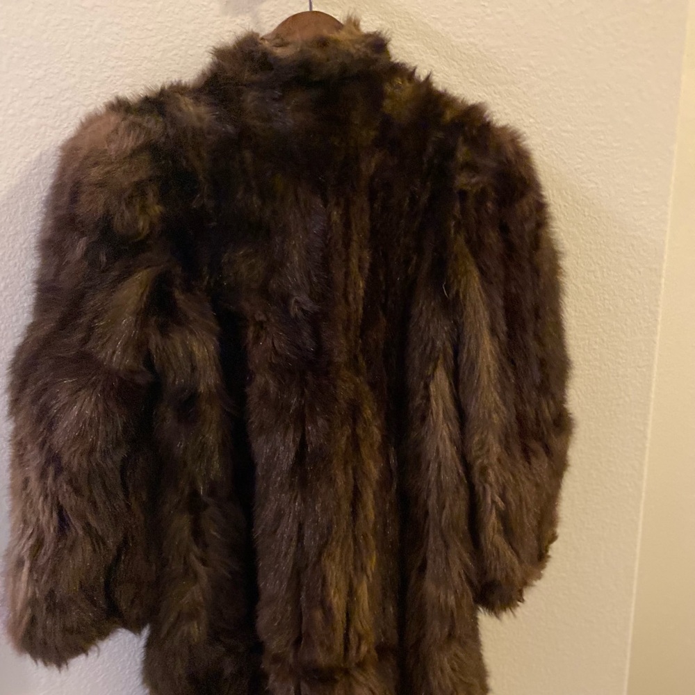 Antique/Vintage Long hair beaver fur coat. Medium/Large in size.